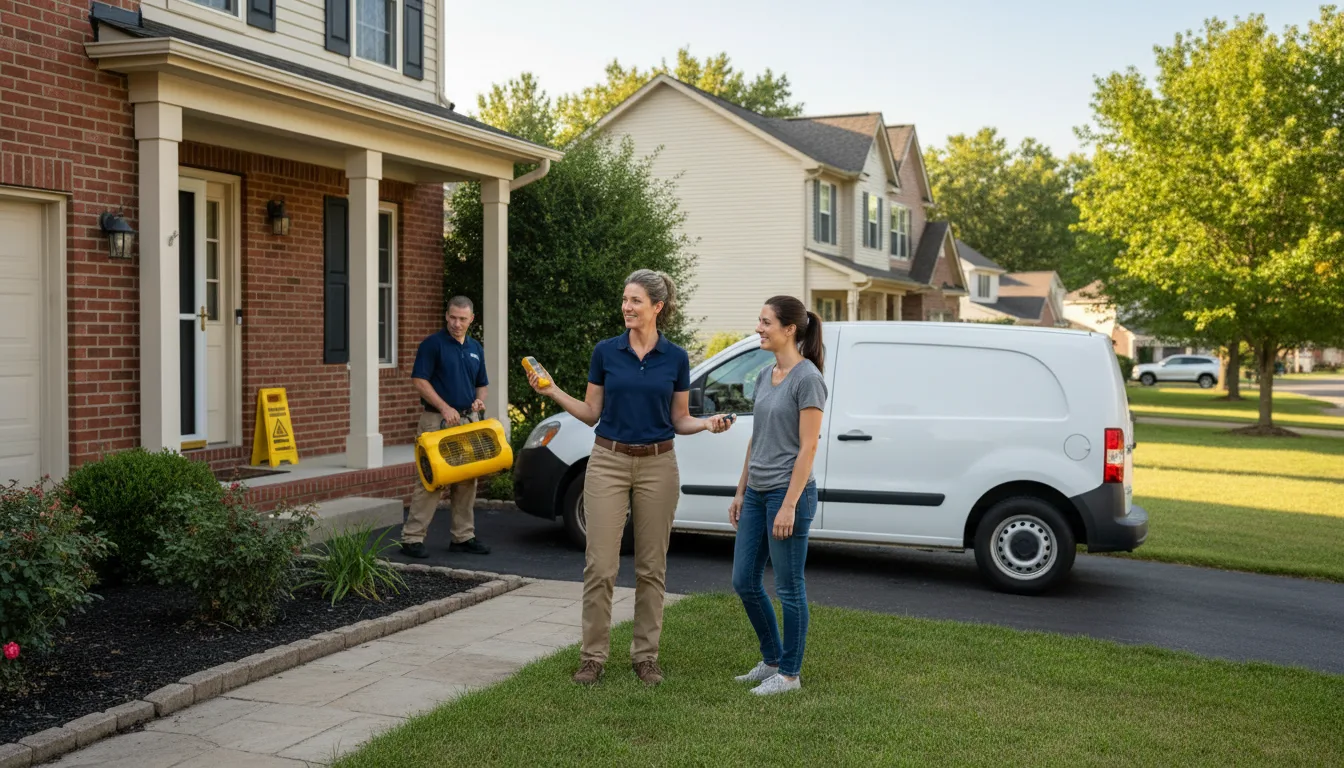 Water restoration image for Water Damage & Restoration Services in Matador, TX